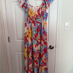 Tropical Floral Cruise Women’s Maxi